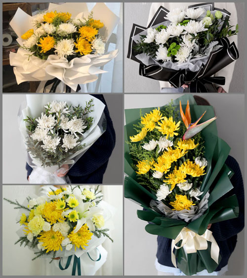 黑龙江哈尔滨松北区太阳岛街道白事花束代送